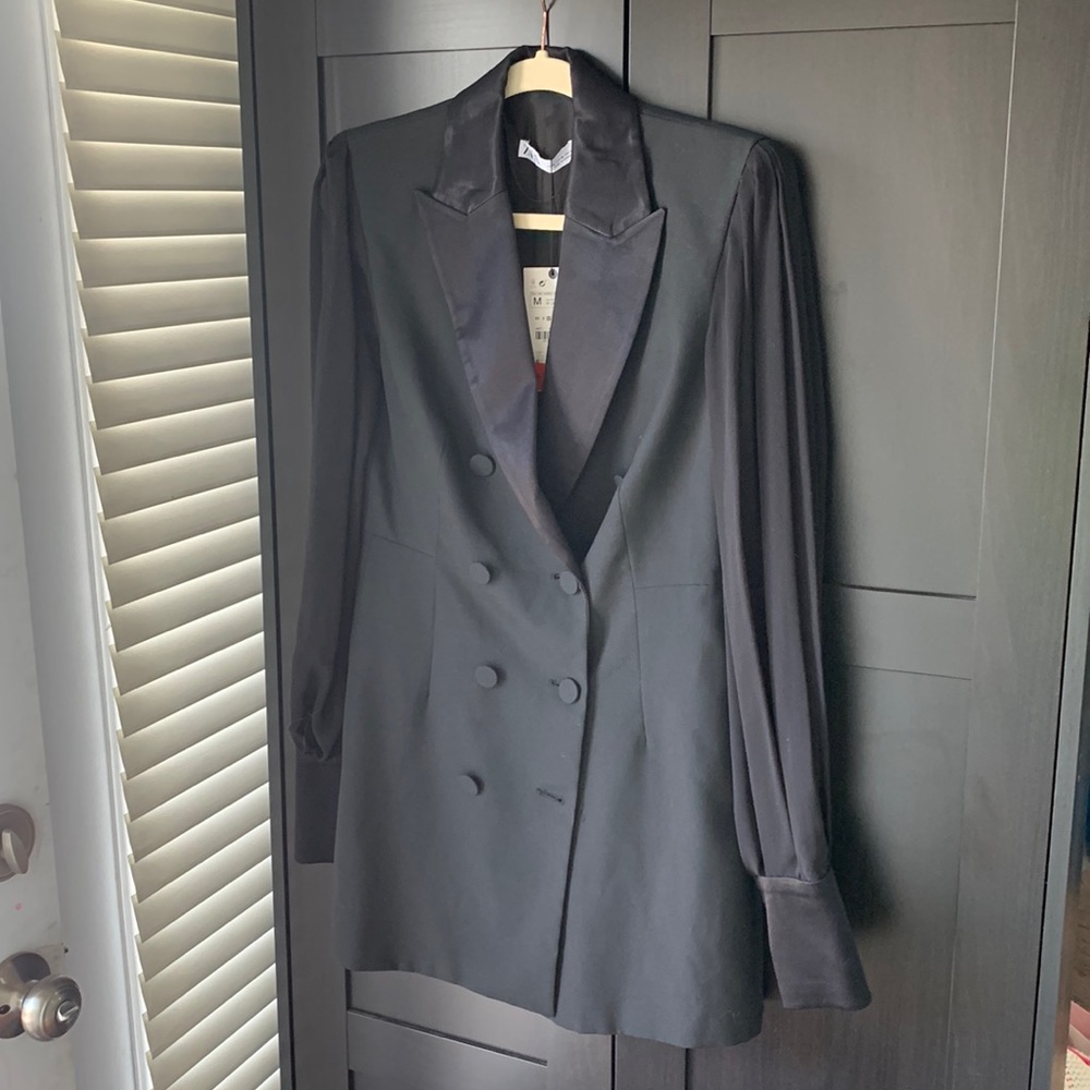 COPY - Tuxedo black dress ZARA - new, short dress